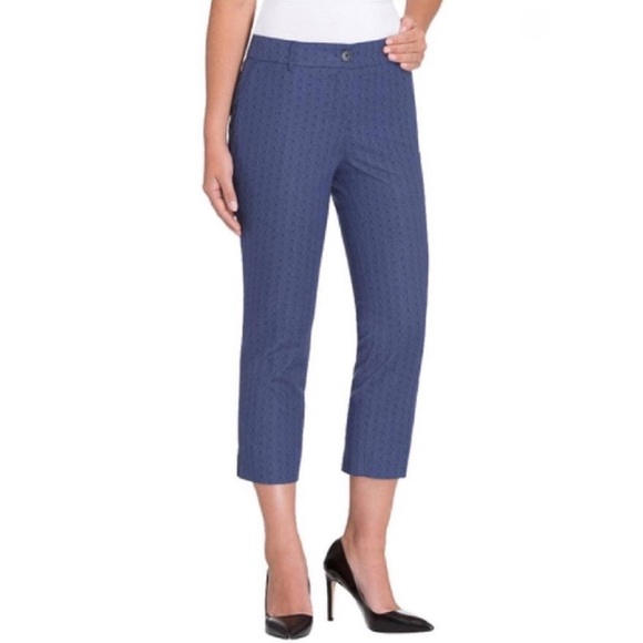 Hilary Radley Pants - Hilary Radley Stretch Slim Leg Capris